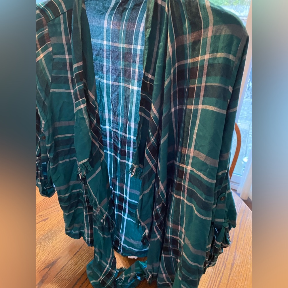 Open shawl jacket